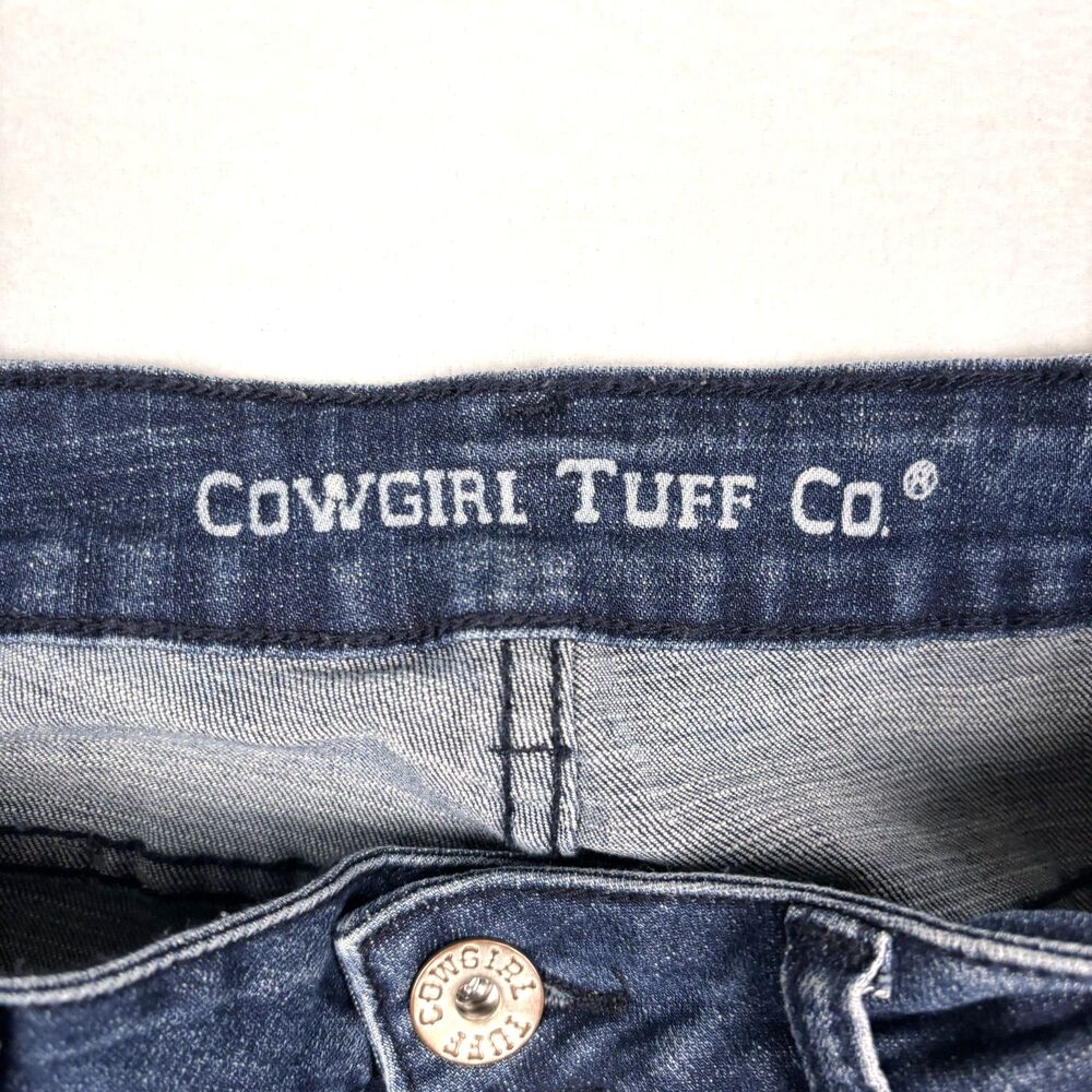 Cowgirl Tuff Co Denim Jeans Aztec Skinny 28x31 Western Rodeo Cowgirl Bold - Picture 4 of 8